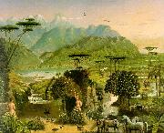 Erastus Salisbury Field The Garden of Eden oil painting
